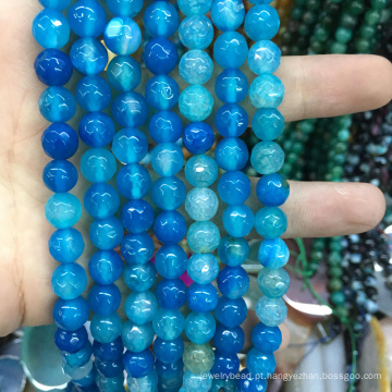 quartzo de cristal 8mm facetada rodada gemstones jade stone jewelry beads